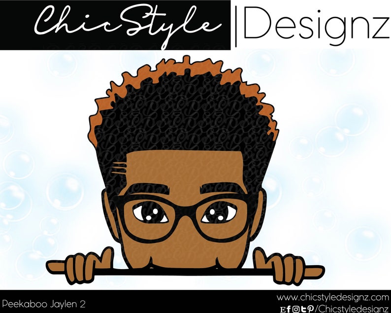 Download Peek a boo Jaylen 2 African American boy peeking svg boy | Etsy