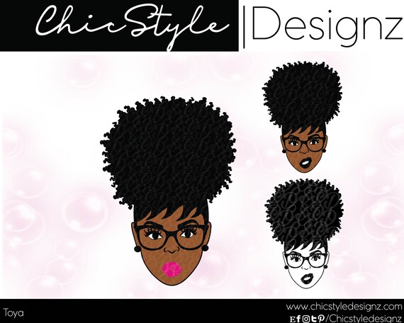 Download Toya Afrocentric Svg Cutting File Natural Hair Svg Natural Etsy