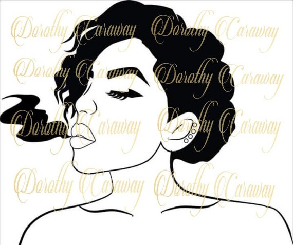 Download Jazmine African American Woman Svg Natural Hair Svg All Etsy