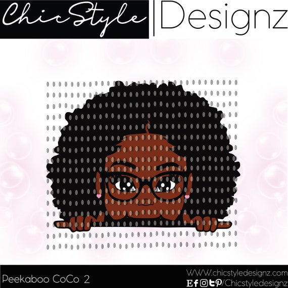 Download Peekaboo Coco 2 Curly Hair Girl Svg