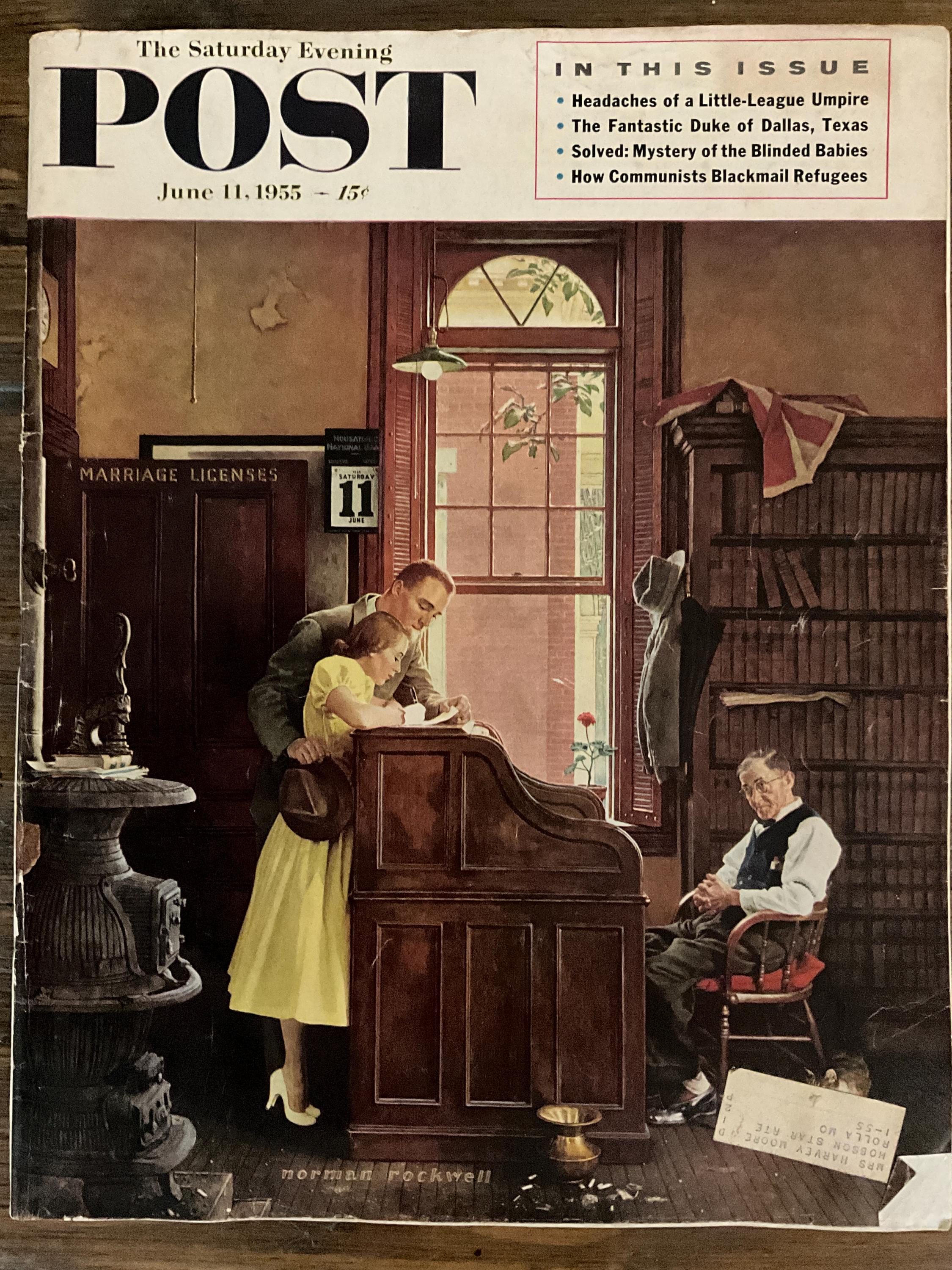 The Saturday Evening Post 1955 - Etsy