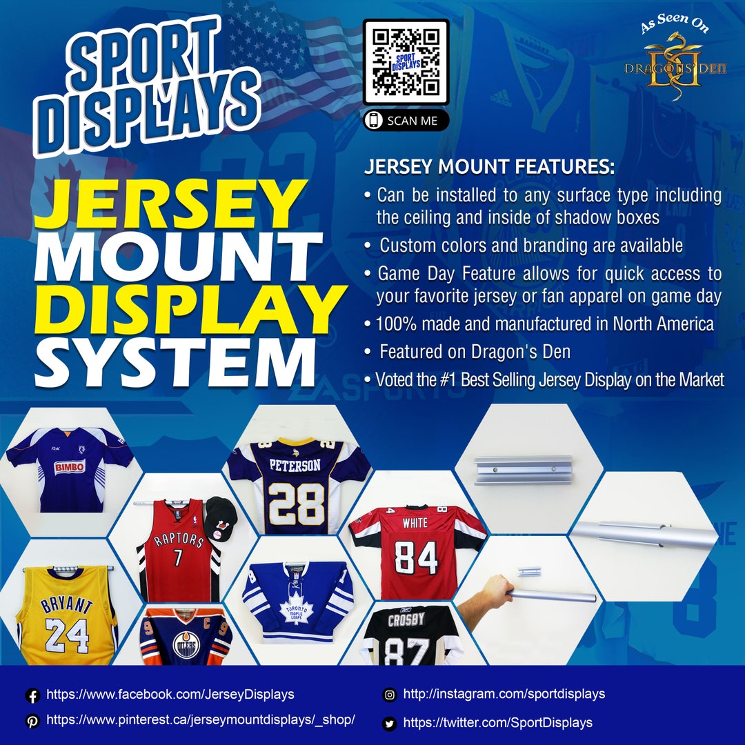 Jersey Frame, Jersey Frames, Jersey Hanger, Jersey Hangers, Jersey