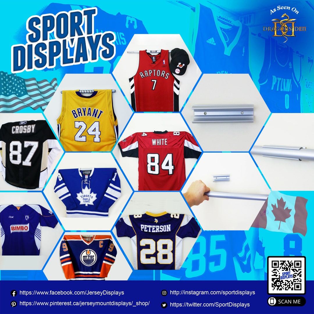 Diy Jersey Hanger Jersey Display Jersey Mount Best Hangers Etsy