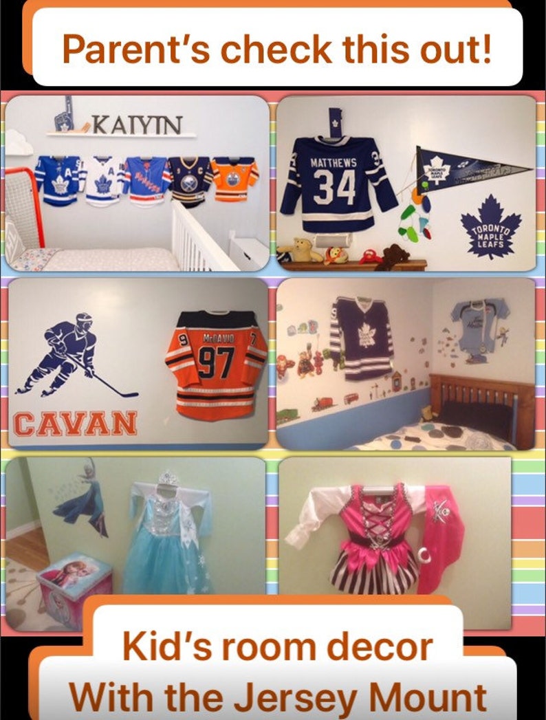 10 Pack Jersey Hanger Diy Jersey Case Jersey Shadowbox Etsy