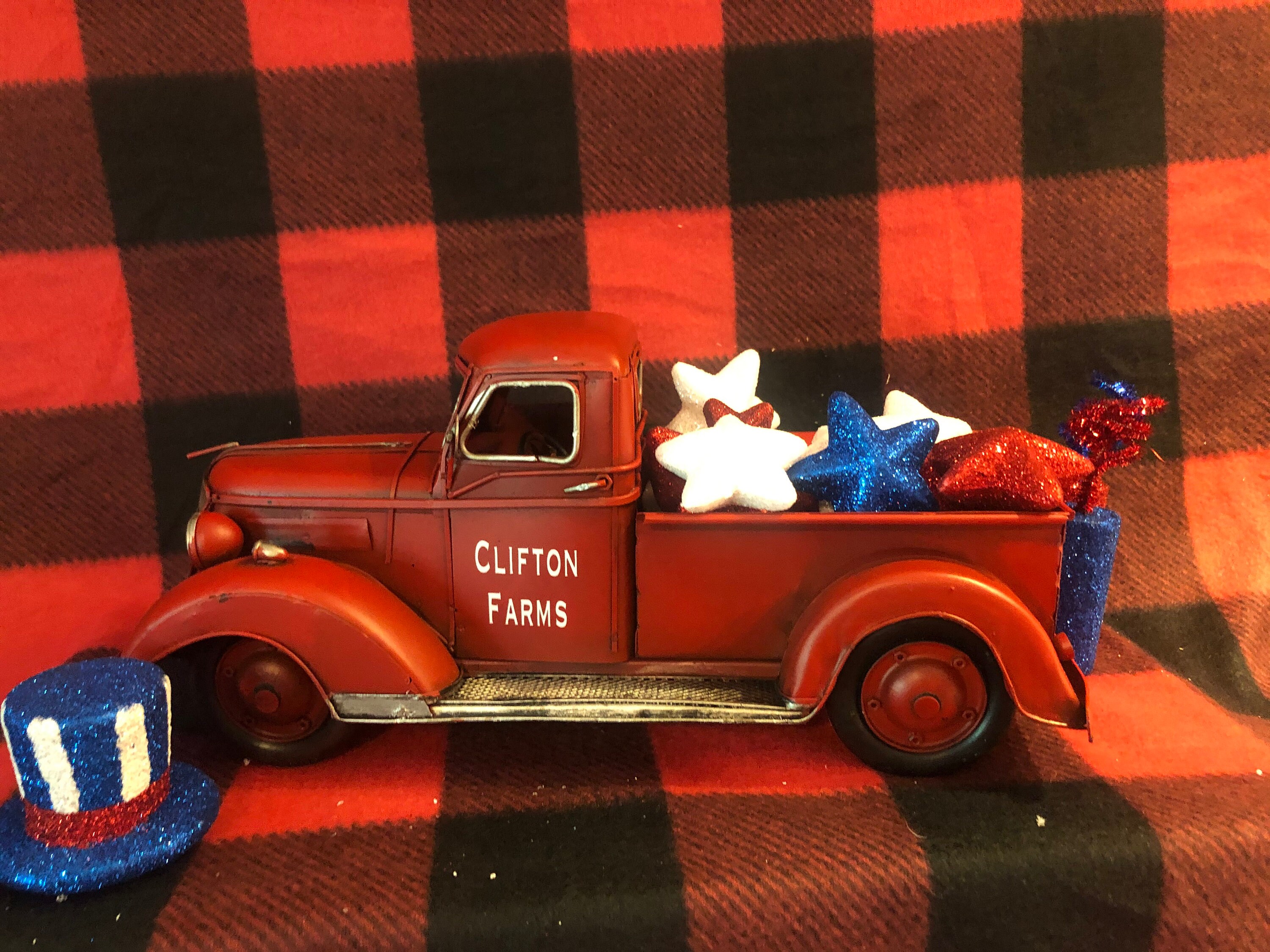 Personalized Red Truck Holiday Truck, Valentines Truck, Christmas Truck, Red Truck Red Truck
