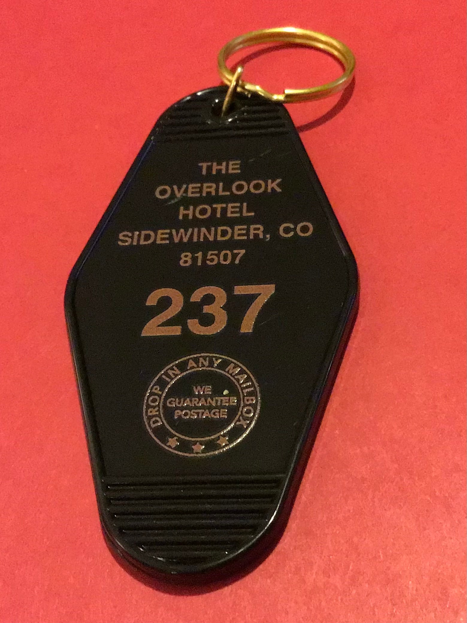 The Overlook Hotel Room #237 in Key Tag Inspired by the