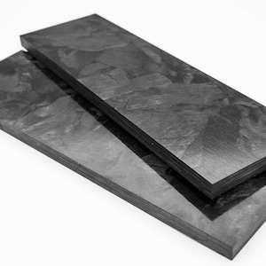Real Carbon Fibre Veneer Sheet Flexible 3m Self Adhesive High Quality 300mm  X 50mm 