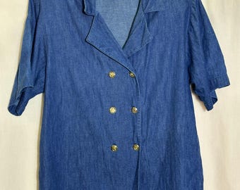 Jaren 80 blazer in denimstijl | Starfire 12"