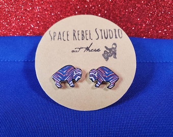 Buffalo Zuba Stud Earrings ~ 716 ~ Pride ~ Bills Mafia ~ Pride ~ Buffalove ~