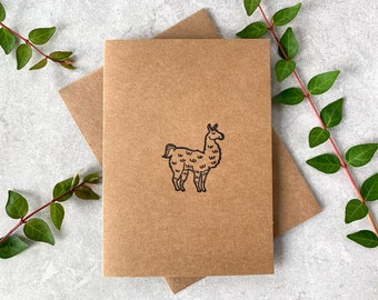 Llama Notecards | Blank Minimalist Cards for Everyday, Just Because and All Occasion Card | Alpaca Gifts
