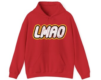 LMAO Laughing My AZZ Off Go Parody Unisex Heavy Blend™ Hooded Sweatshirt