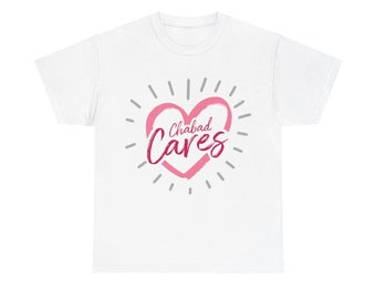 Chabad Cares Unisex Heavy Cotton Tee