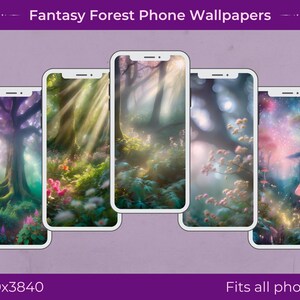 10 Fantasy Forest Inspired Phone Wallpapers