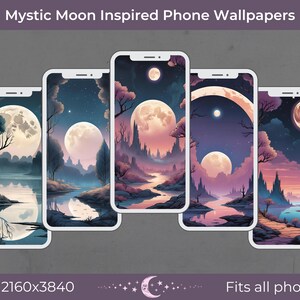 Lunar Dreams: 10 Mystic Moon Phone Wallpapers