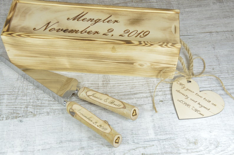 Branch Handle Cake Server Set Stainless Steel Birch Branch Handle Cake Server Set