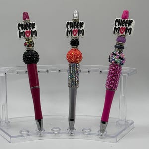 Cheer Mom Perlen Beadable Bling Kugelschreiber
