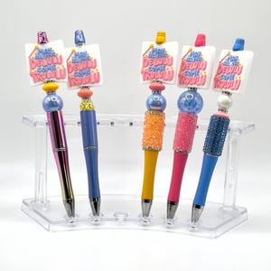 Caneta esferográfica com contas Delulu Beadable Bling
