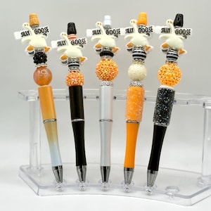 Stylo à bille bling-bling avec perles et perles Silly Goose (2)