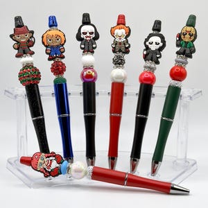 Horror Themed Beadable Beaded Ballpoint Pen Bling
