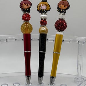 Stylo à bille bling perlé Wizard