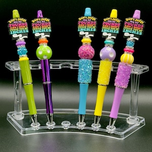 Bolígrafo con cuentas y diseño de Don’t Judge Me