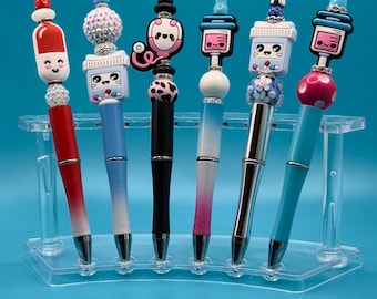 Pill Bottle IV Nurse Stethoscope Beadable Beaded Ballpoint Bling Pen