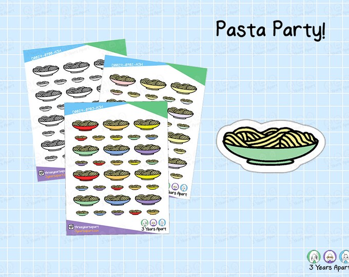 Pasta Sticker Real This item is unavailable - Etsy