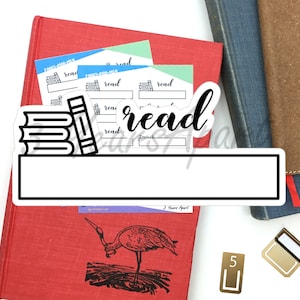 Leesboekstickers | Wellness-zelfzorgstudie Functioneel deco-stickervellen voor Bullet Journal, planner, reizigersnotitieboekje, dagboek