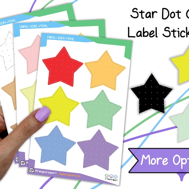 Bright Star Kids Labels - Etsy