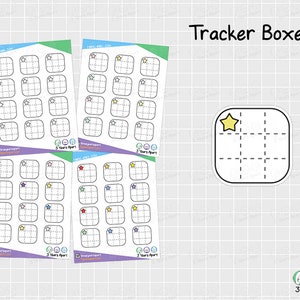 Star Habit-trackerstickers | Wellness Fitness Weekly functionele decoratievellen voor Bullet Journal, planner, reizigersnotitieboekje, dagboek