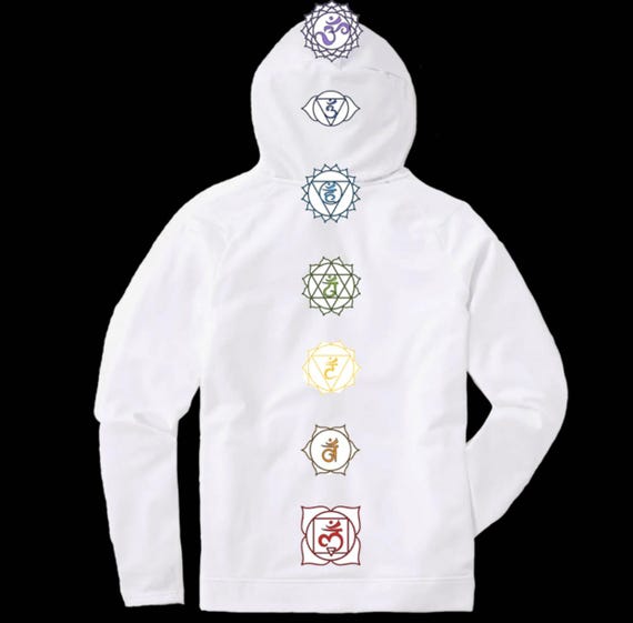 Reiki Unisex Chakra Fleece Sweatshirt: Loungewear Gift