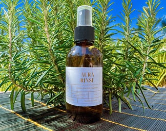 Solar Plexus Chakra Aura Spray: Rosemary, Ylang Ylang, Lemon - 4 oz