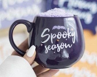 Pastel Halloween Mug & Socks Set: Spooky Season Home Decor