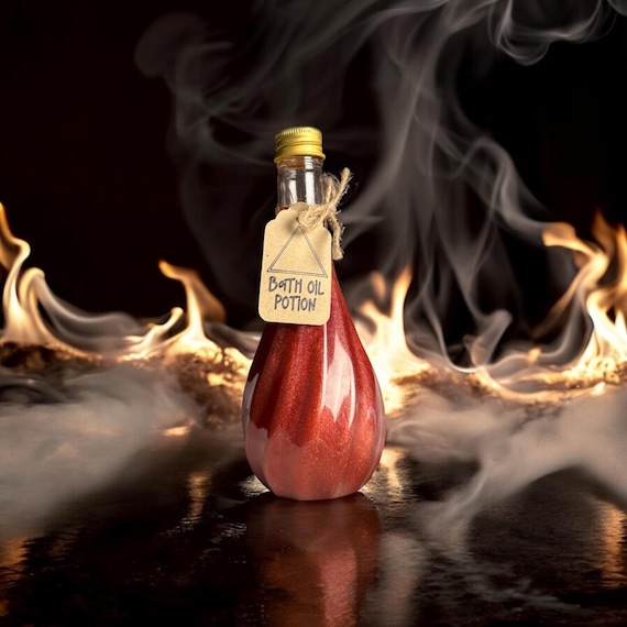 Fire Element Bath Oil: Rose, Sandalwood, Ylang Ylang, and Sweet Orange