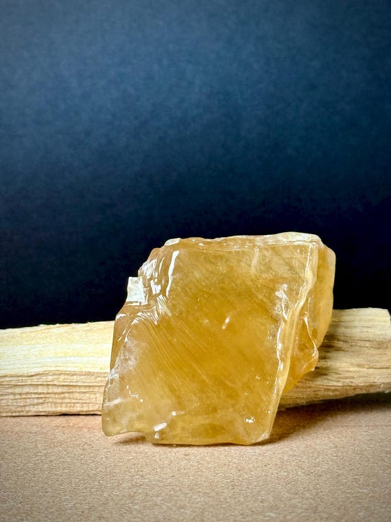 Honey Calcite Crystal: Healing Stone, Zodiac Gem, Home Decor