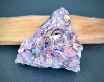 Iridescent Aura Amethyst Quartz Crystal-#1 | Gift | Healing | Home Decor | Spiritual Tool | Dorm | Collection