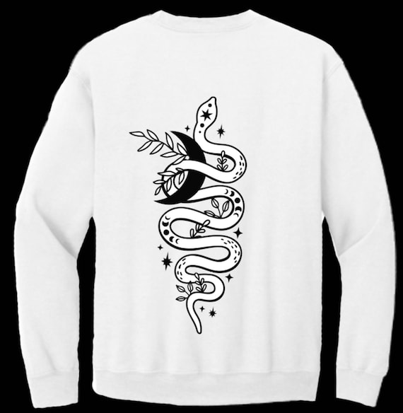 Customizable Unisex Crewneck Luna Moon Sweatshirt | Gift | Holiday Gift | Stocking Stuffer