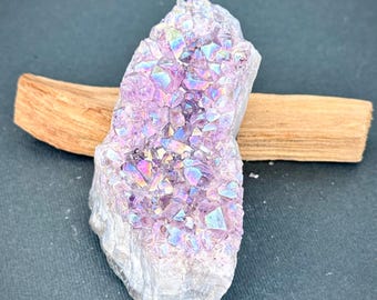 Iridescent Aura Amethyst Quartz Crystal-#11 | Gift | Healing | Home Decor | Spiritual Tool | Dorm | Collection