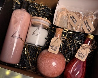 Fire Element Aromatherapy Spa Kit: Rose, Sandalwood, Ylang Ylang, and Sweet Orange