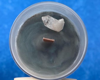 Celestial Transcending Beeswax Candle - Wood Wick, 9 oz, 100% Natural Essential Oils