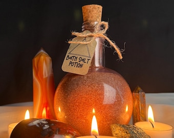 Fire Element Bath Salts: Rose, Sandalwood, Sweet Orange & Ylang Ylang