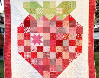 Patron de courtepointe PDF Strawberry Fields