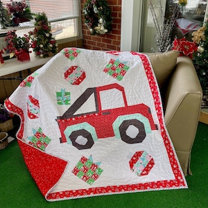 Wrangie&#39;s Christmas Adventure Quilt PDF Nähanleitung