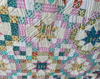 Patrón de edredón descargable en PDF de Star Trippin