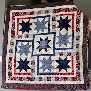 Cap's New Shield-quilt pdf-patroon
