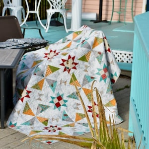 Starry Pinwheel PDF Quilt Pattern