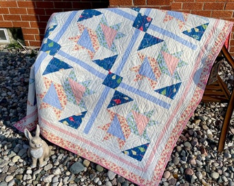 Box Kites Quilt PDF Pattern by Neverlandstitches