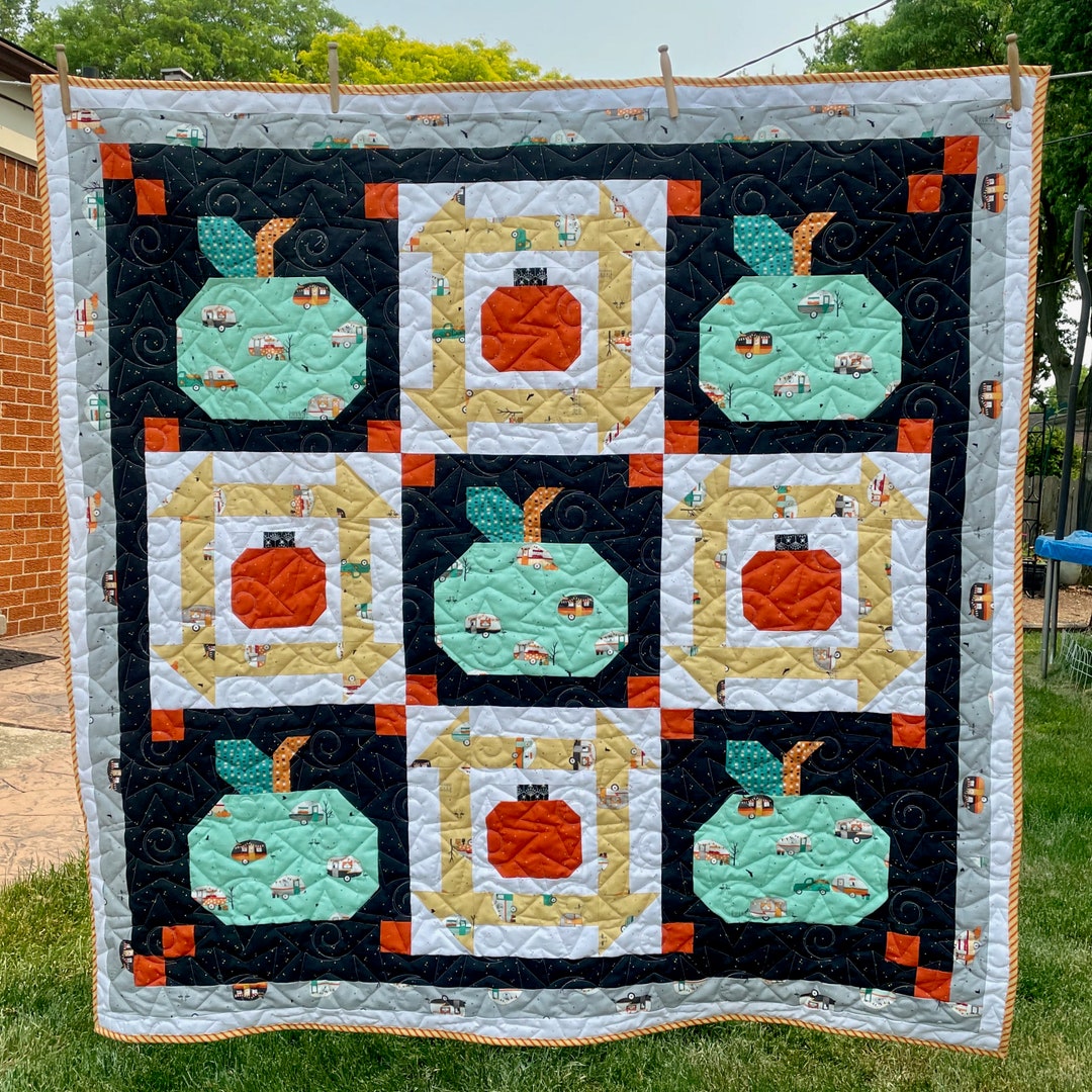 Zoey's Pumpkin Farm Quilt PDF Pattern Etsy