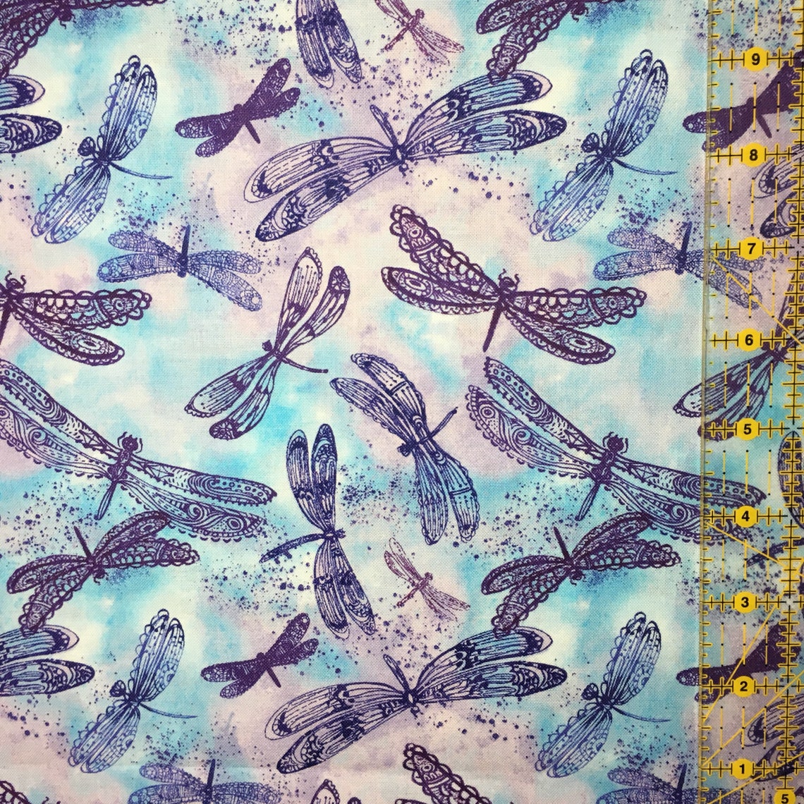Dragonfly Cotton Fat Quarter Bundle Quilting Fabric Etsy
