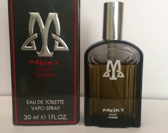 Maxim's Pour Homme Eau de Toilette Spray for Men 1oz/30ML Original Vintage